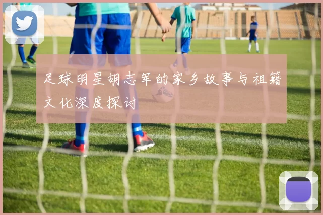 足球明星胡志军的家乡故事与祖籍文化深度探讨